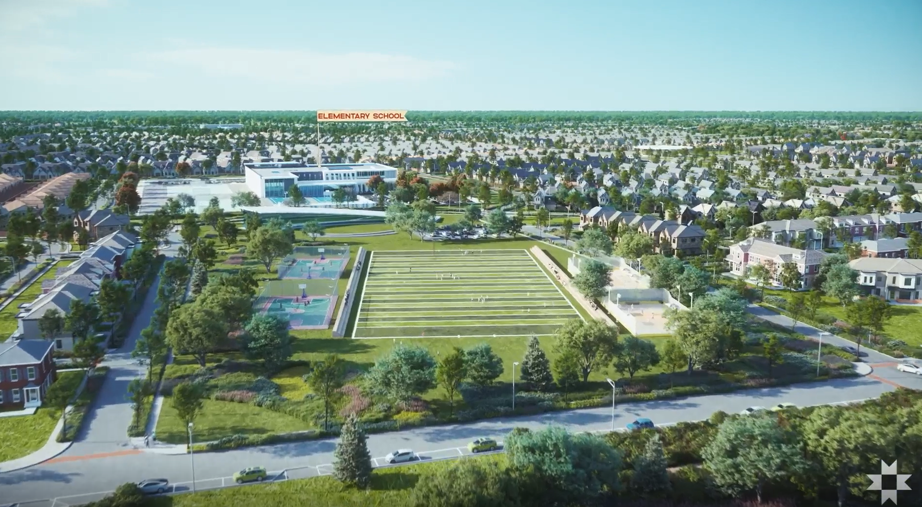 Conceptual rendering of Houston's Energy Corridor.
